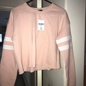 Crop sweatshirt pale pink 💗